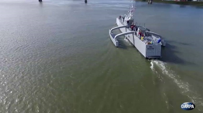 Así es el barco militar no tripulado más grande del mundo